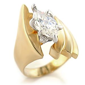 MARQUISE 4CT CZ SOLITAIRE RING-LIFE TIME GUARANTY